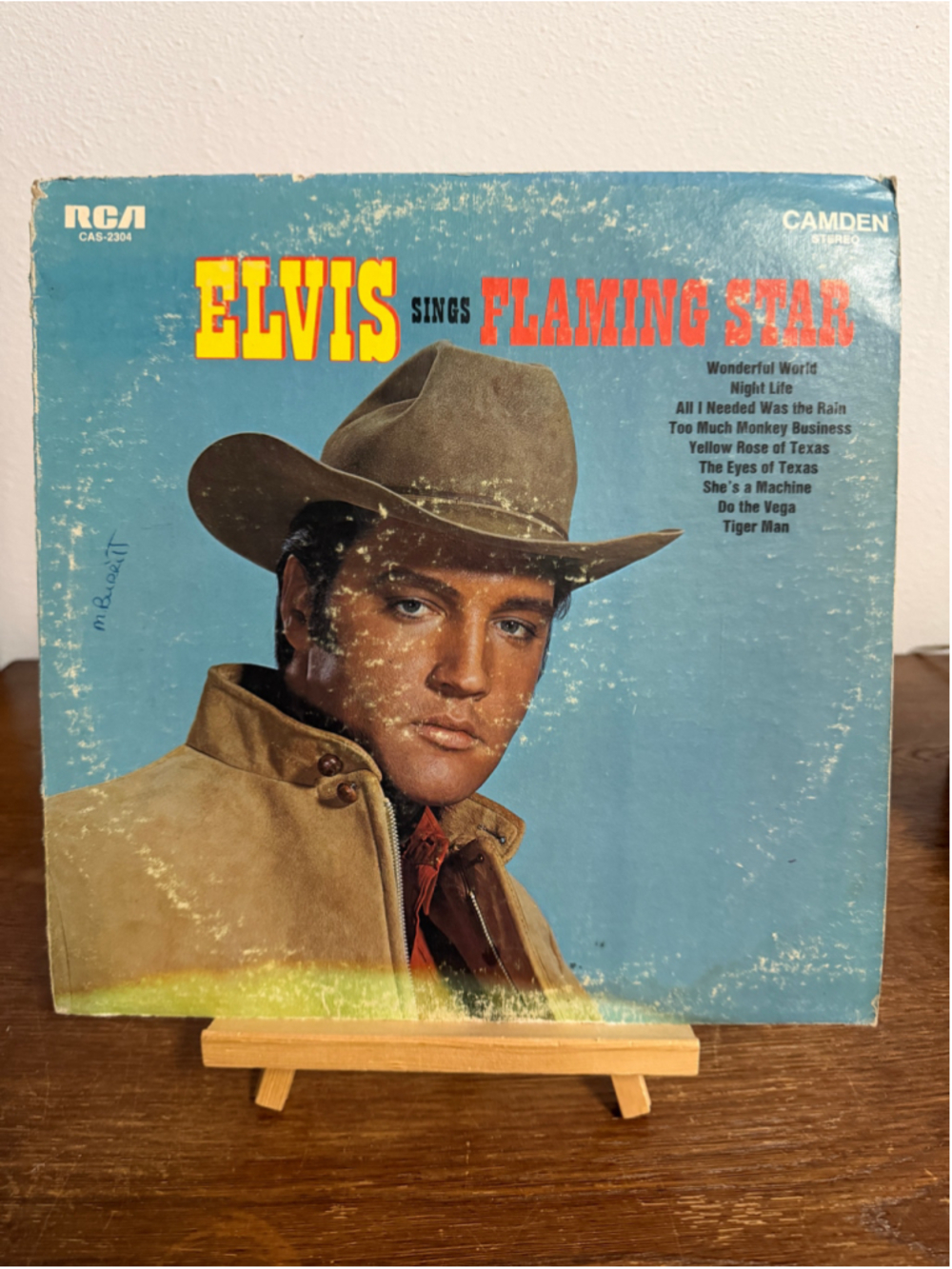 Elvis Presley Elvis Sings Flaming Star LP RCA Camden CAS-2304 Stereo Blue -MF